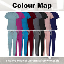 Scrub Sets Uniform Women Joggers Medical Accessories Healthcare Surgical Uniforms Lab Veterinary Clinic Working Clothes Set Mens