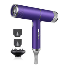 Professional Ionic Blow Dryer Low Noise Hairdryer with Nozzle Powerful Hot and Cold Salon Professional Hair Dryer