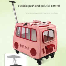 Large Capacity Portable Pet Cart Dog Breathable Pet Touring Car Zipper Sealed Backpack Out Luggage