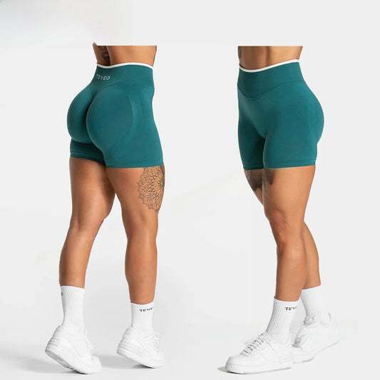 Seamless Yoga Shorts For Women Quick Dry Nylon Fitness Gear