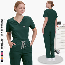 Male Female High-quality Workwear Doctor Nurse Clinical Scrubs Set Hospital Surgical Uniforms Pet Grooming Services Center Suit