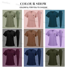Mens Scrubs Uniform Work Gowns Woman Doctor Surgical Gown Wholesale Scrub Sets Beauty Salon Pharmacy Pet Store Uniforms Top Pant