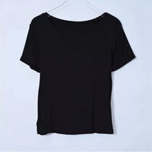 Slim Fit Pure Cotton Short Sleeve V Neck Top Korean Style