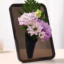 Frame Flower Vase - Clear Acrylic Vase For Flowers, Modern Art Vases For Home Decor, Decorative Vases For Desktops Bookshelf