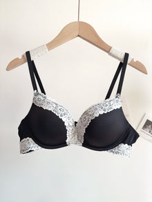Sexy Leopard Print Lingerie Set Women Wireless Invisible Push Up Small Breasts,adjustable A To C Cup,sheer Lace Pure Design, S-X