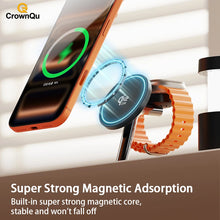 5-in-1 Multi-functional Wireless Charger Magnetic Qi2 25W Fast Charging Station With Night Light for iPhone 17 16  Watch Airpods