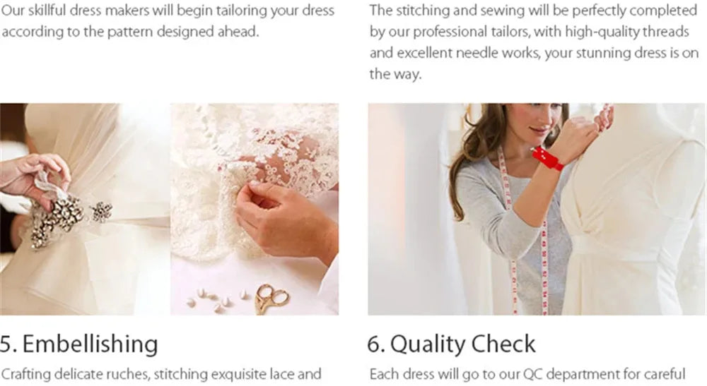 HAMMAH Fancy Strapless Wedding Dresses for Mariages Long Puff Sleeves Lacing up with Appliques Sweep Train Robe De Mariee