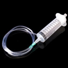 Multifunction 100ml-550ml Syringe Large Capacity With 100cm Hose Pump Measuring Washable Injector For Pet Feeding Oil Glue Fluid