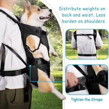 Pet Front Carrier Backpacks Ajustable Hands Free Dog Backpack For Small Mediun Dogs Breathable Cats Outdoor Travel Carrier Bags