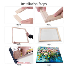 Canvas Frame Wooden Frames Wooden Photo Oil Painting Canvas Diamond Painting Frames Wall Art Canvas Diy Poster Drop Shipping