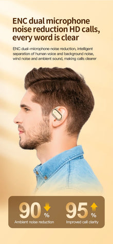 Wireless Headphone Bluetooth Headset Smart Adjustable Touch Sports Waterproof Earbuds Stereo Music Earphone For All Smartphone