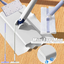 Hands-Free Mini Cleaning Mop for Floor/Window 360°Rotation Mop Wet and Dry Use Household Kitchen Cleaning Tool
