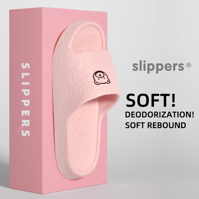 Chaussons antidérapants pour femme, chaussures d'extérieur, nouvelle collection 2024, pour salle de bain, intérieur, sandales d'été en EVA pour femme
