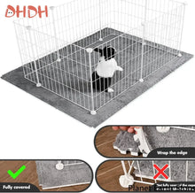 Tapis de cage pour lapin/cochon d'Inde 4/10 pièces, articles pour petits animaux, tapis de litière imperméable et antidérapant, alèse hautement absorbante pour le sommeil des animaux