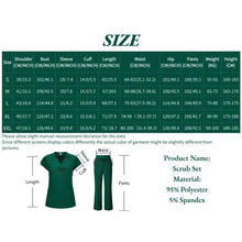 Scrubs Set Nurse Medical Uniforms Doctor Surgery Overalls Beauty Salon Workwear Short Sleeve V-neck Tops+Pants Sets Women Unisex