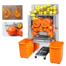 Commercial Orange Juicer Machine 120W Automatic Juice Extractor Stainless Steel Orange Squeezer 20 Oranges/Minute