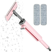 Speed Microfiber Cleaning Mop with Reusable Wet & Dry Cleaning Mop Squeezing Washable for Home Kitchen Laminate Wood Floors