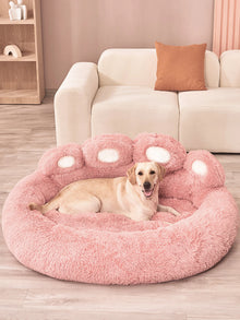 Fluffy Dog Bed Winter Plush Kennel Accessories Pet Products Large Dogs Beds Bedding Sofa Basket Small Mat Cats Big Cushion Puppy