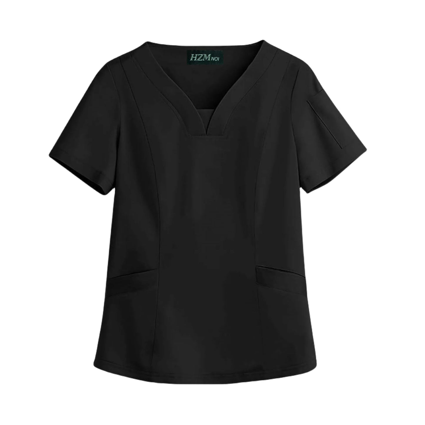 Elastic Quick-dry Medical Work Clothes Tops Dentist Veterinary Work Uniform Unisex Healthcare Nurse Clothing Scrun Women Mens