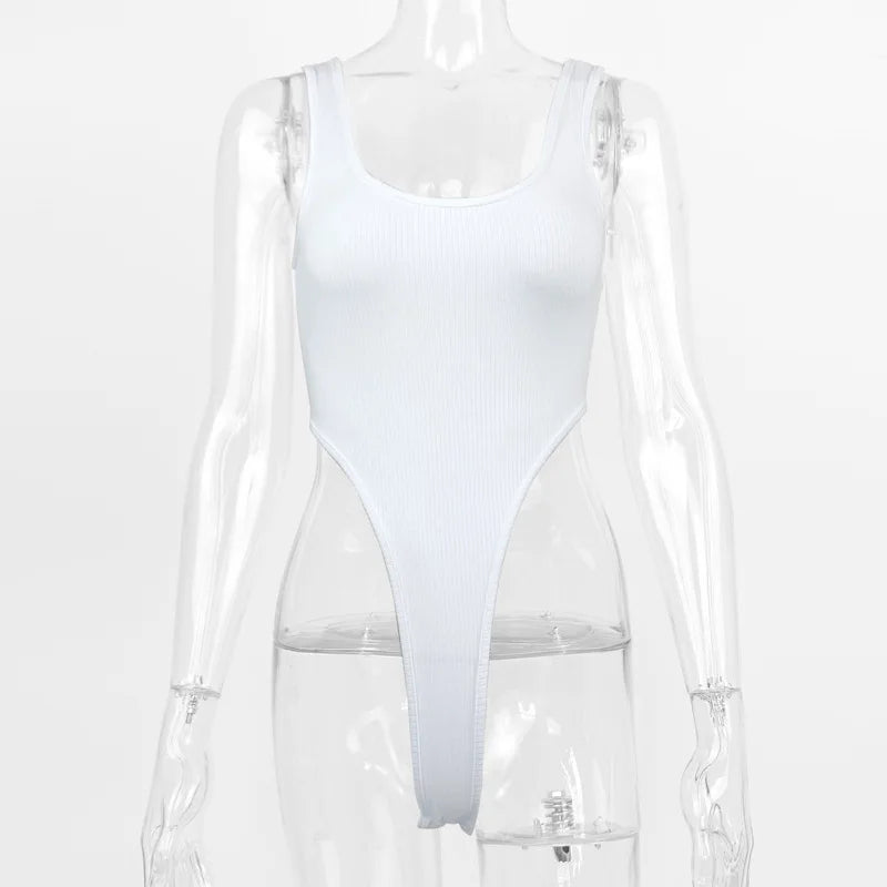 Summer Tanks Tops Sexybodysuit Woman Nighty Sleeveless Slim Y2K Bodysuit Cheap Clothes Hot White Corset Bodysuits Women Tees
