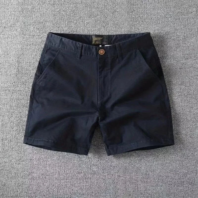 Loose Men's Fashionable High Street Summer Sports Shorts Casual Straight Leg Pants Comfortable Breathable Cotton Blend