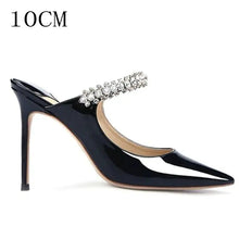 2026 Fashion Women Slippers Pointed Toe High Heels Sandals Sexy Stripper Party Slides Mule Ladies Shoes Slingbacks Slides