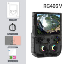  RG 406v Handheld Game Console 4" IPS Touch Screen Android13 5500mAh Battery RG406V Retro Video Game Support 1080p WiFi