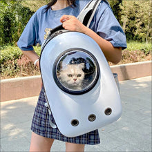 Outdoor Travel Puppy Cat Backpack Carrier Bag Breathable Pet Space Capsule Mascotas Supplies for Cats Goats transporter dla kota