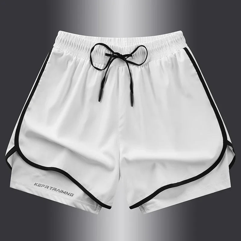 Unisex Sports Shorts Double Layer Anti Glare Summer 2025