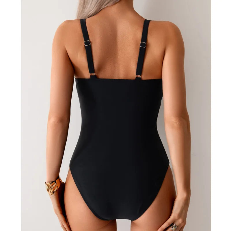 Plus Size One Piece Swimsuit Push Up Bathing Suit For Women