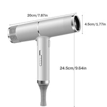 Professional Ionic Blow Dryer Low Noise Hairdryer with Nozzle Powerful Hot and Cold Salon Professional Hair Dryer