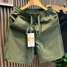 Ice Silk Five-Part Men's Shorts Lightweight Summer Workwear Loose Fit Sporty Cargo Shorts Casual Straight Leg Pants