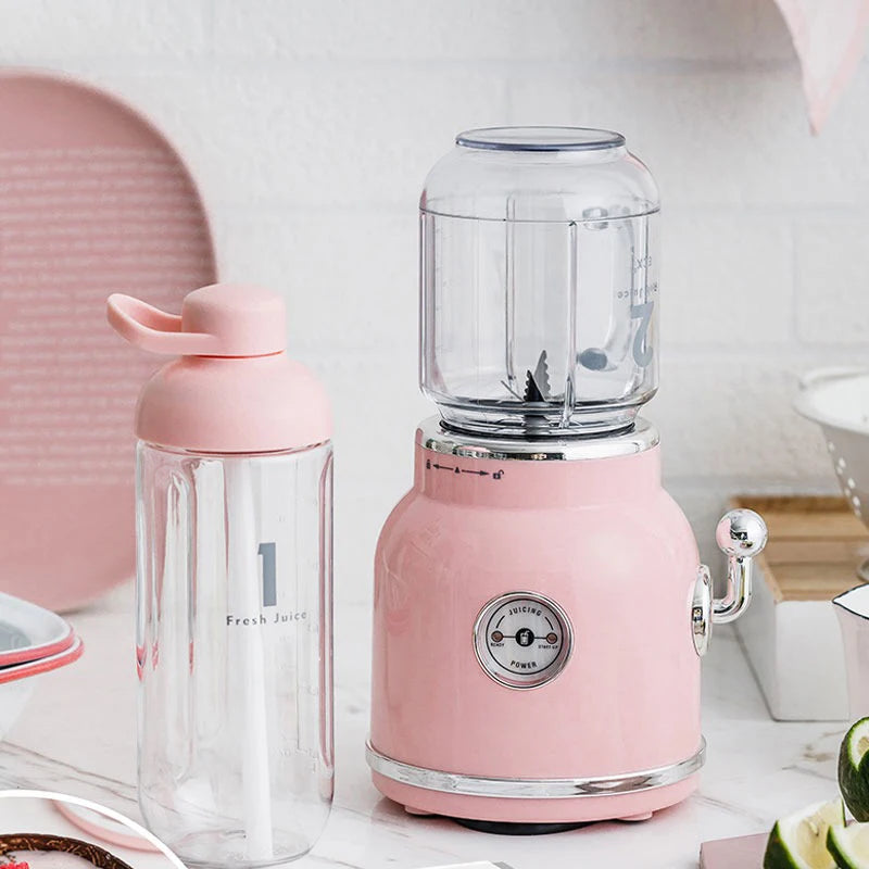 Electric Juicer Mini Portable Baby Food Mixer Grinder Automatic Fruit Juice Extractor Squeezer Smoothie Milkshake Blender Cup EU
