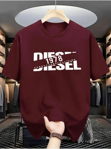 New Trend Polyester Short Sleeve Tee For Men And Women Black