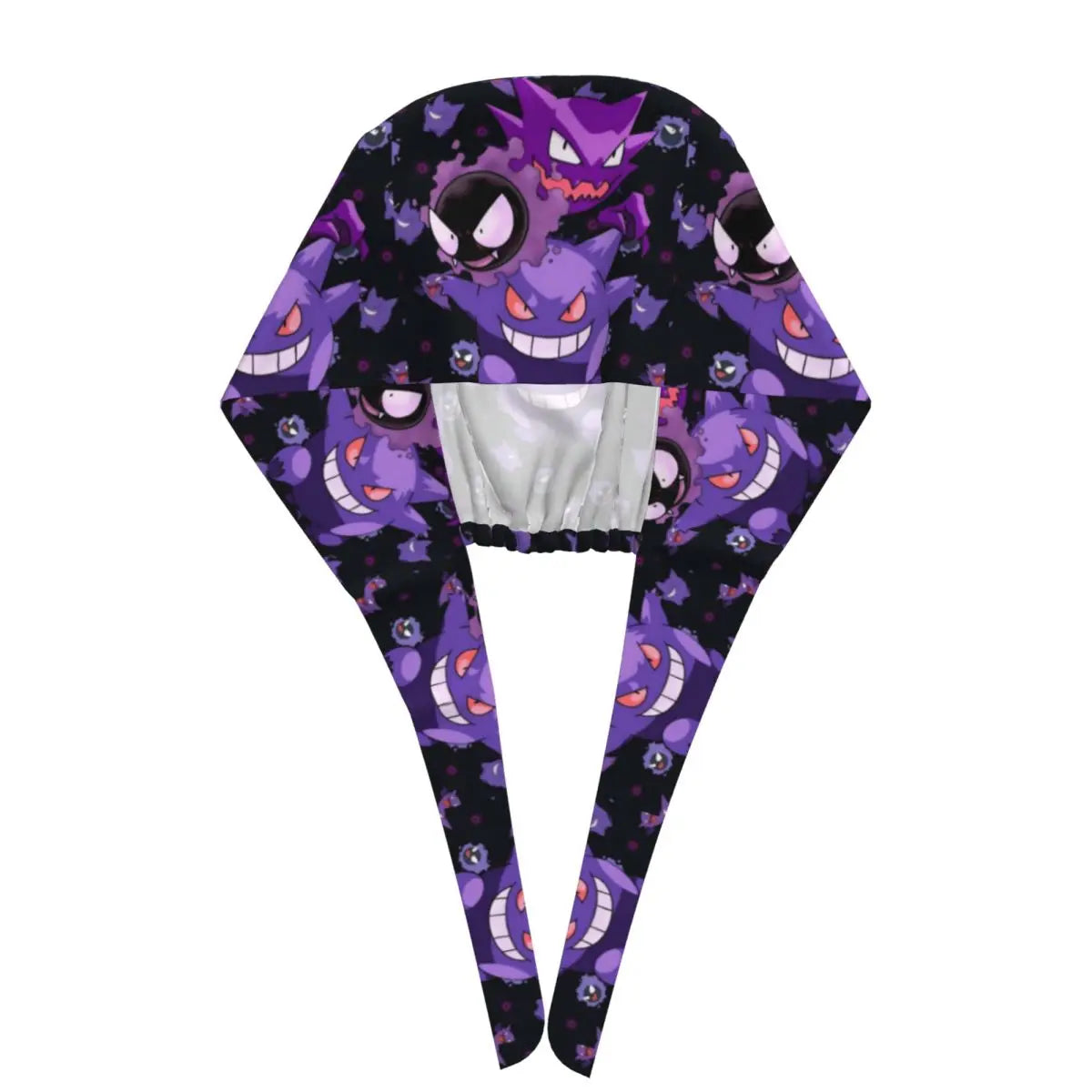 Working Caps For Unisex Women Gengar Nurse Hats Soft Comfy Work Scrubs Hat Casual Tie Back Custom DIY Medical Cap