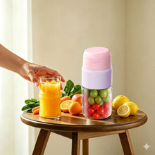 Portable Blender 38 Blades Electric Juicer Cup Rechargeable Smoothie Maker Wireless Automatic Fruit Mixer for Gym Travel Camping
