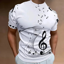 T-shirt rétro pour homme à imprimé 3D, vêtement décontracté quotidien, t-shirt de créateur à manches courtes, haut à col rond, coupe ample oversize, style punk