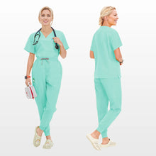 Summer Medical Scrubs Hospital Uniforms Doctor Nurse Workwear 4-way Stretch Pet Clinic Nursing Suits Dentist Working Clothes S21