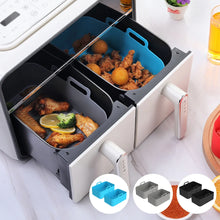 2Pcs Air Fryer Silicone Liner for Ninja Dual Air Fryer Accessories Reusable Baking Pan Basket Oven Pot Liner Kitchen Accessories