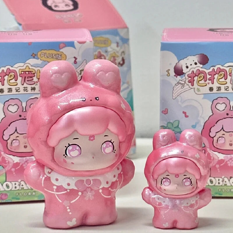 Genuine Baobao's Pet Store Spring Travel Series Blind Box Transparent Color Grain Full Style Mini Doll Ornament Cute Gift