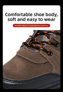 Outdoor Climbing Shoes Men's Trendy Flat Work Shoes Casual Sports Style New Model Comfortable Warmth Synthetic Leather Upgraded