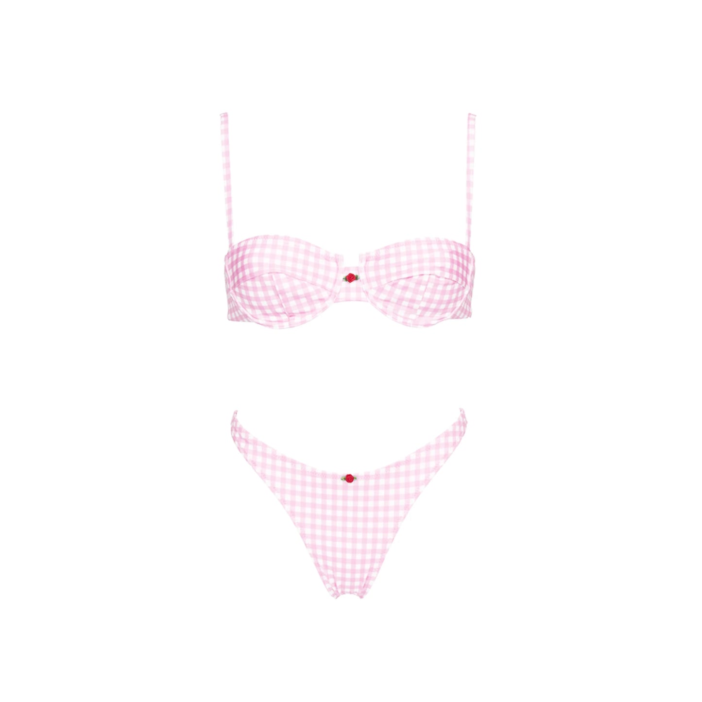 Plaid Print 2026 Sexy Women Swimsuit Swimwear Female Thong Bikini Set Biquini Bathing Suit Print Swimming Suits Beachwear