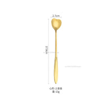 1 cuillère à café en acier inoxydable motif fleur de cerisier/rose, dorée, cadeau, accessoires de cuisine pour dessert et thé, décoration de table