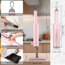 Speed Microfiber Cleaning Mop with Reusable Wet & Dry Cleaning Mop Squeezing Washable for Home Kitchen Laminate Wood Floors
