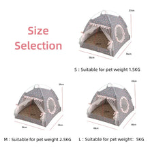 Cat Tent Cute Princess Cat Bed Cat Torn Flower Tent Foldable Cat Tent Four Season Universal Pet Supplies Pet Mosquito Net Winter