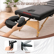 Massage Headrest for Bed, Head Cradle Home Mattress Top Massage Table, Adjustable Face Down Pillow for Salon SPA Massage Bed