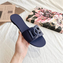 2026 Summer New Women's Flat Flat Comfortable Casual Fashion Versatile Hollow Slippers