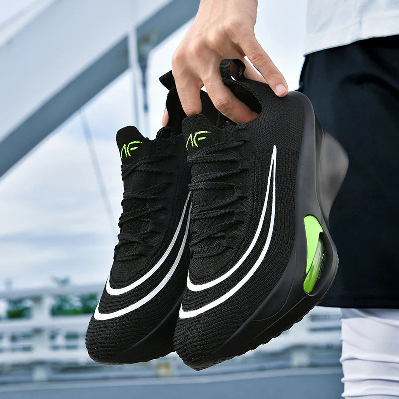 Air Cushion Running Shoes Breathable Nonskid Sneakers Men