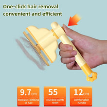 Self Cleaning Pet Hair Removal Comb Gentle Slicker Brush for Dogs Cats Non-Slip Deshedding Grooming Tool for Short Long Hair