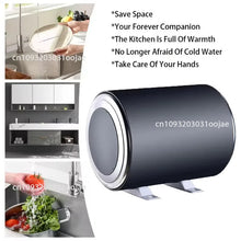 Electric Water Heater 10L 12V 220V 1500W Dual Voltage Hot Water Heaters With Display for Bathroom Shower RV Kitchen Heating